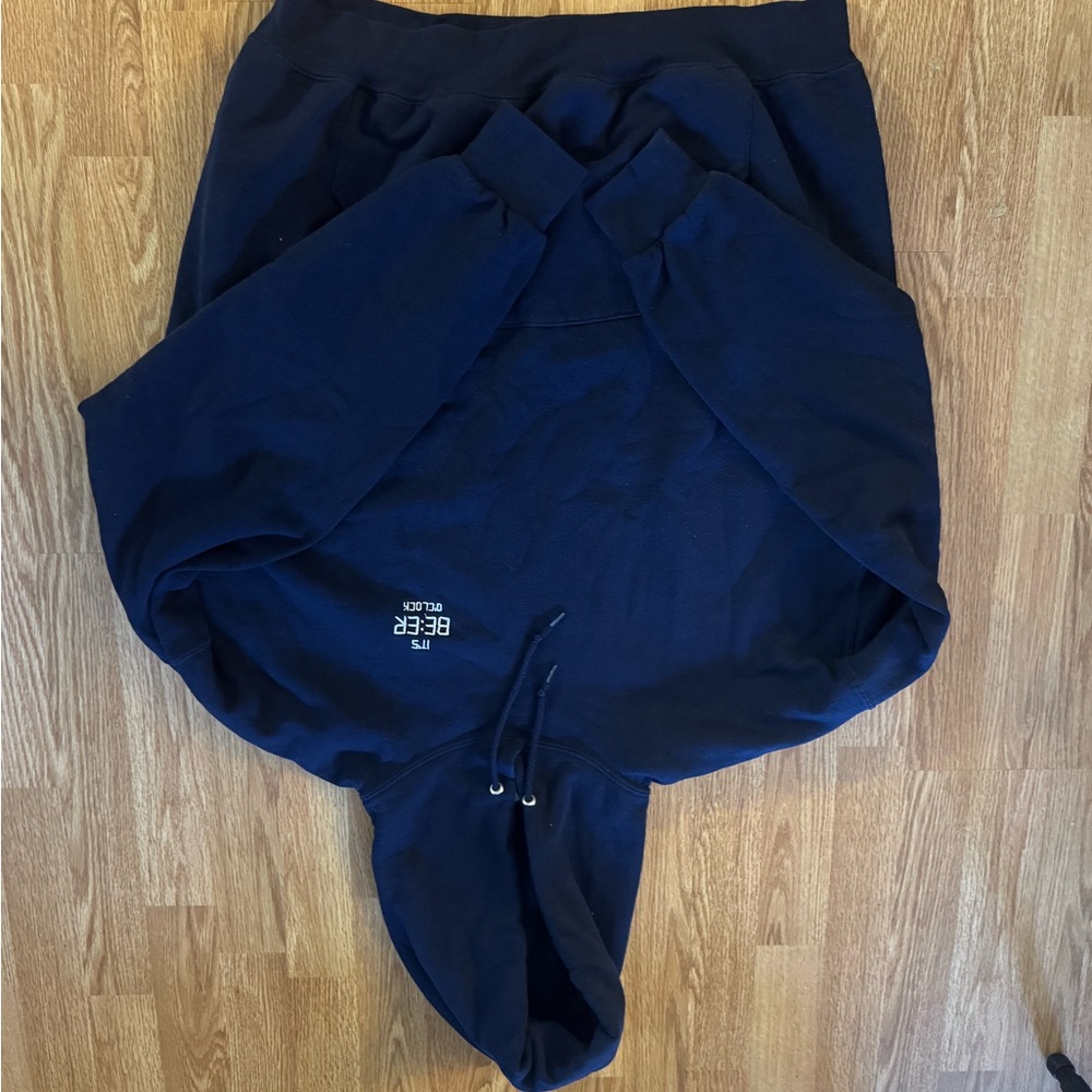 Navy Blue “beer o’clock” Hoodie